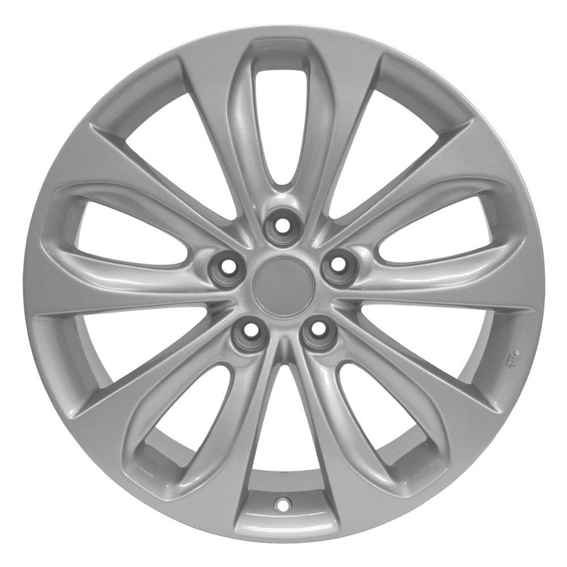 18" Replica Wheel HY02 Fits Hyundai Wheel Rim 18x7.5 Silver Wheel