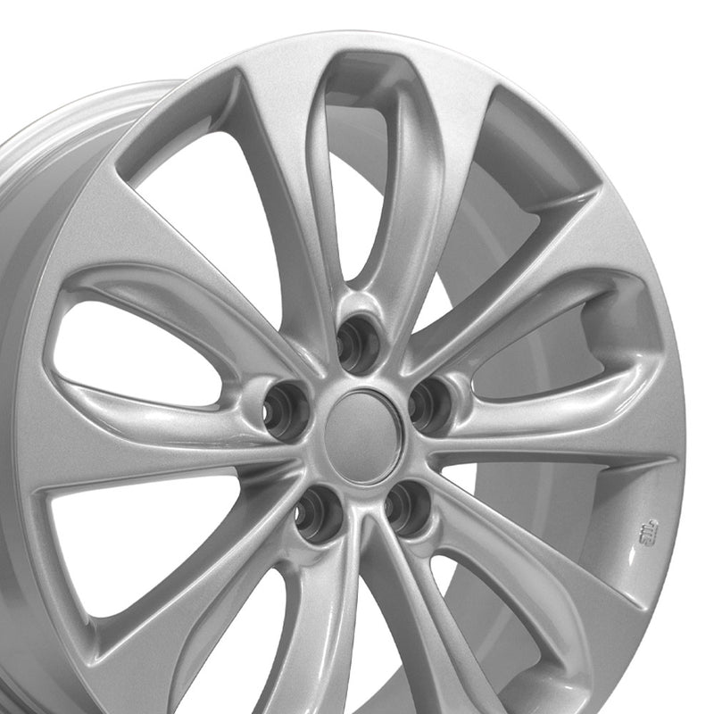 18" Replica Wheel HY02 Fits Hyundai Wheel Rim 18x7.5 Silver Wheel
