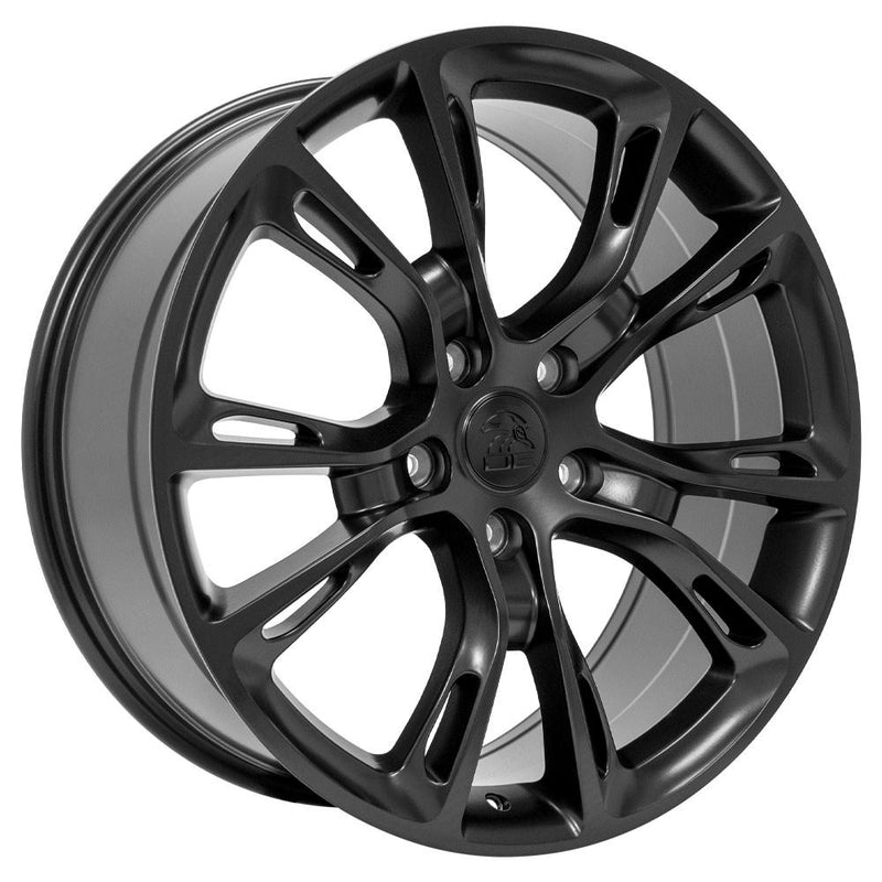 20" Replica Wheel JP16 Fits Jeep Grand Cherokee Rim 20x8.5 Black Wheel