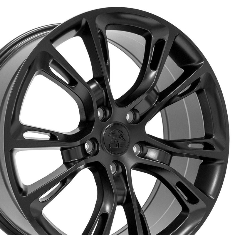 20" Replica Wheel JP16 Fits Jeep Grand Cherokee Rim 20x8.5 Black Wheel