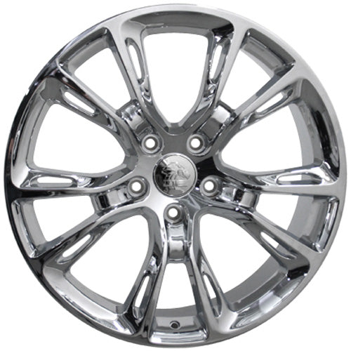20" Replica Wheel JP16 Fits Jeep Grand Cherokee Rim 20x8.5 Chrome Wheel