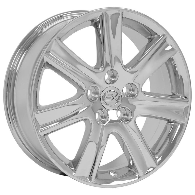 17" Replica Wheel LX12 Fits Lexus ES Rim 17x7 Chrome Wheel