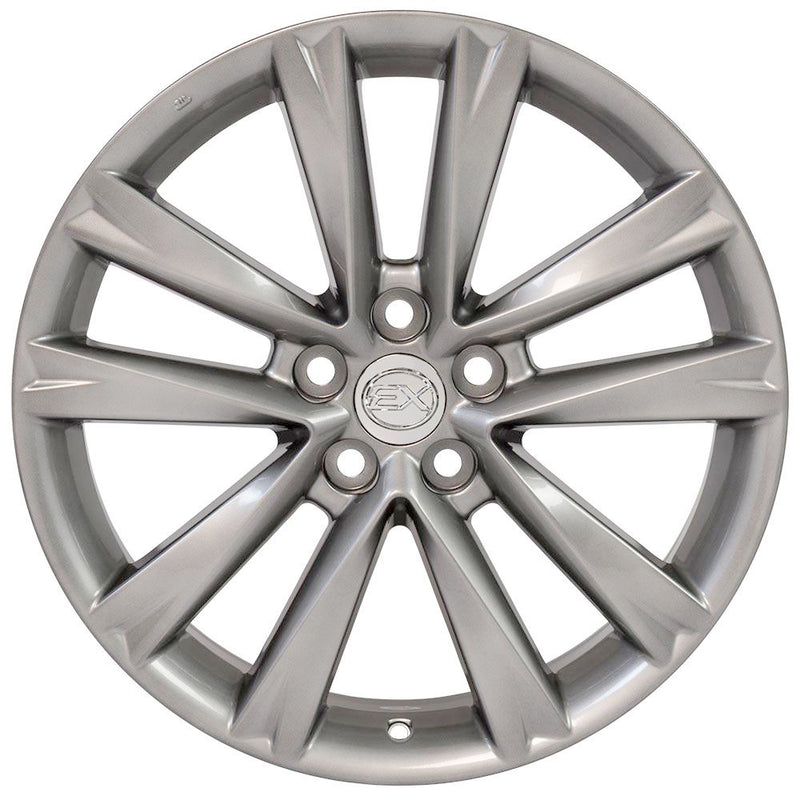 19" Replica Wheel LX24 Fits Lexus RX Rim 19x7.5 Hyper Wheel