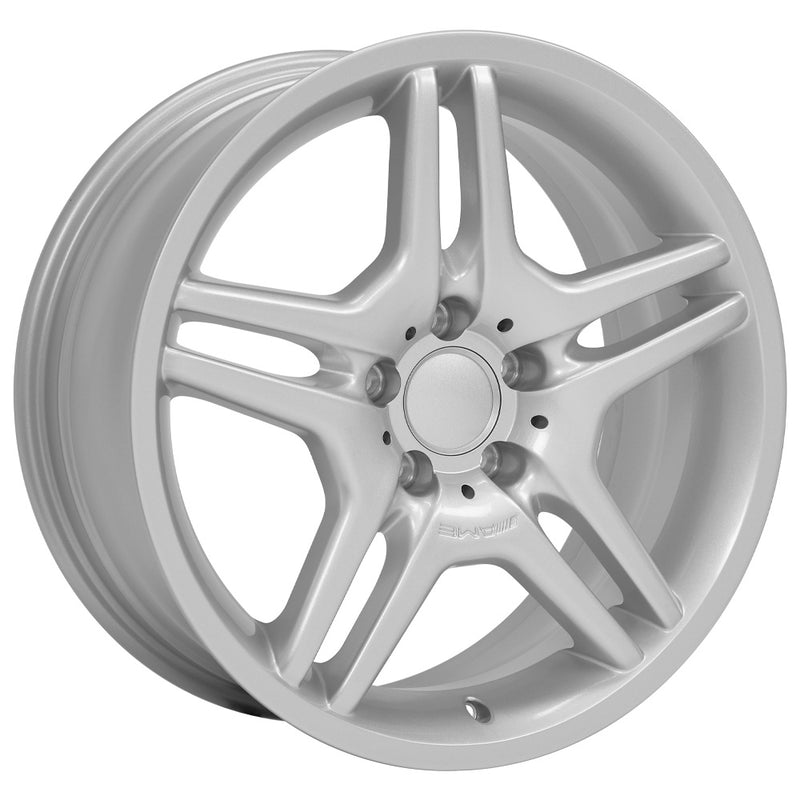 18" Replica Wheel MB02 Fits Mercedes Benz C Class Rim 18x8 Silver Wheel