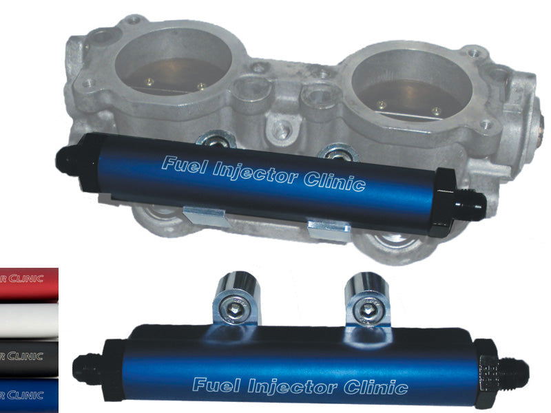 Subaru STi ('04 -'06) OR  Legacy GT ('05-'06) Top Feed Conversion Fuel Rails With -6 Fittings