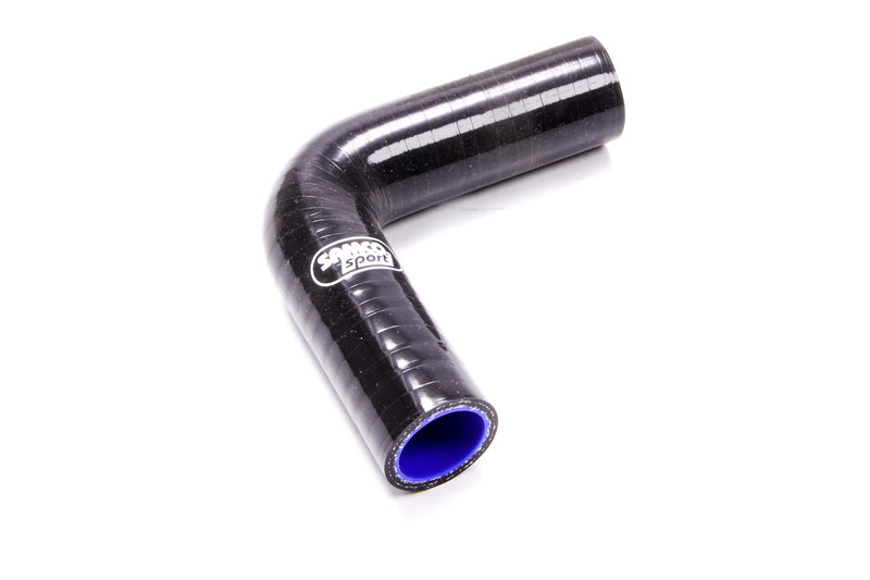1in 90 Deg Elbow Hose Black
