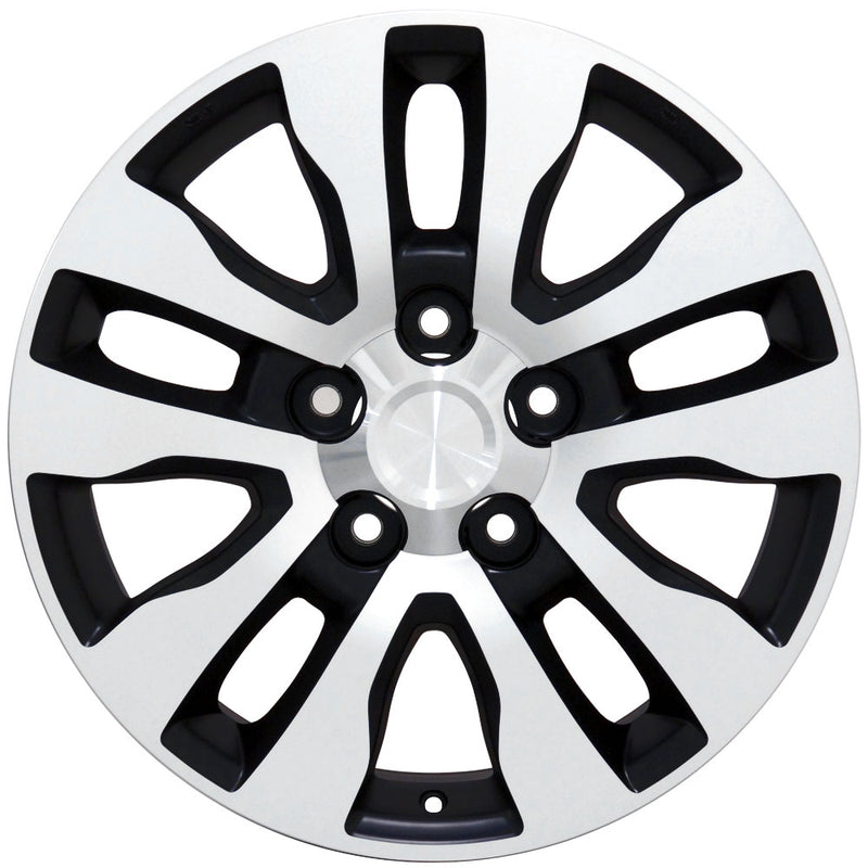 20" Replica Wheel TY11 Fits Toyota Tundra Rim 20x8 Satin Mach'd Wheel