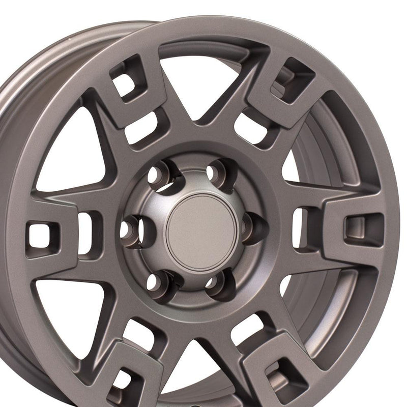 17" Replica Wheel TY16 Fits Toyota 4Runner Rim 17x7 Gunmetal Wheel