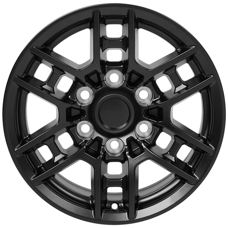 16" Replica Wheel fits Toyota Tacoma TRD - TY17 Satin Black 16x7