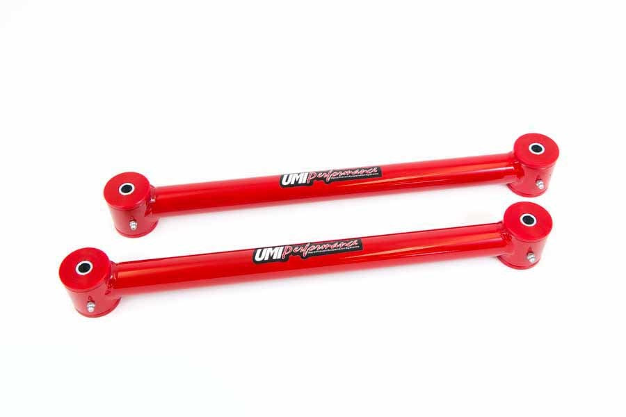 UMI Performance 82-02 GM F-Body Tubular Non-Adjustable Lower Control Arms - Red