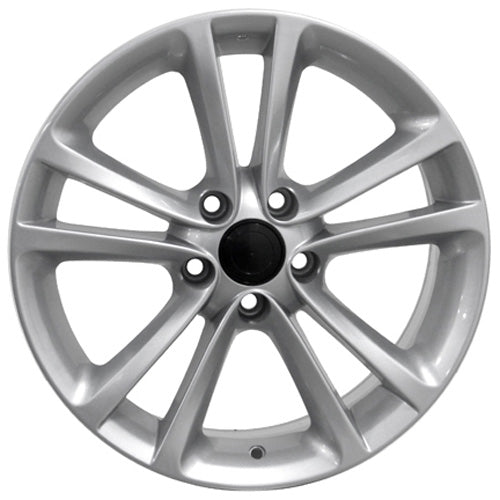 17" Replica Wheel VW19 Fits Volkswagen Jetta Rim 17x8 Silver Wheel