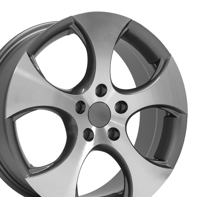 17" Replica Wheel VW20 Fits Volkswagen Jetta Rim 17x7 Machined Wheel
