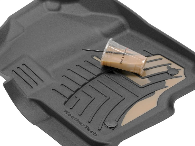 WeatherTech 15-20 GMC Canyon Rear FloorLiner HP - Black