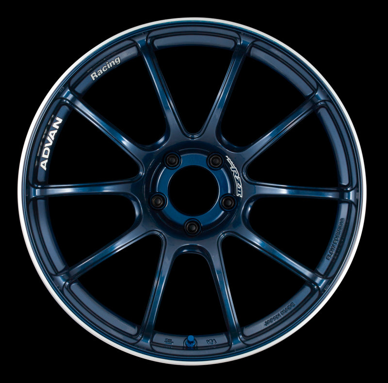 Advan RZII 18x9.5 +35 5x114.3 Racing Indigo Blue Wheel