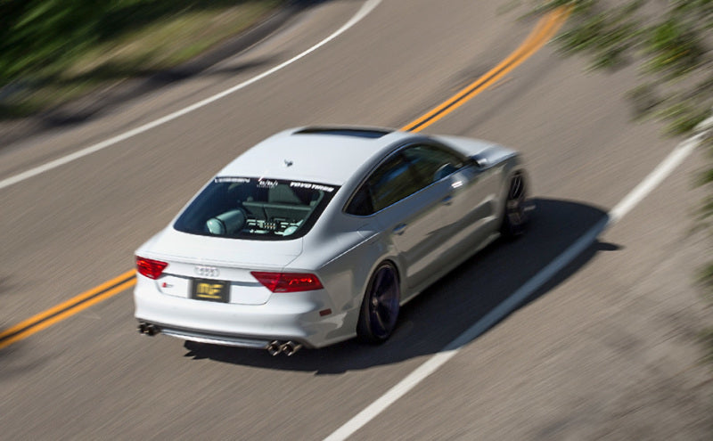 MagnaFlow 18-19 Audi A5 Dual Exit Polished Stainless CatBack Exhaust - 3in Main Piping Diameter