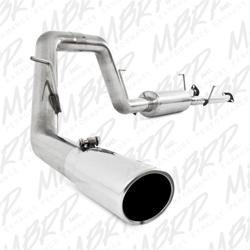 MBRP 2009-2010 Toyota Tundra 5.7L EC-Std. &amp; SB/CC-SB Cat Back Single Side