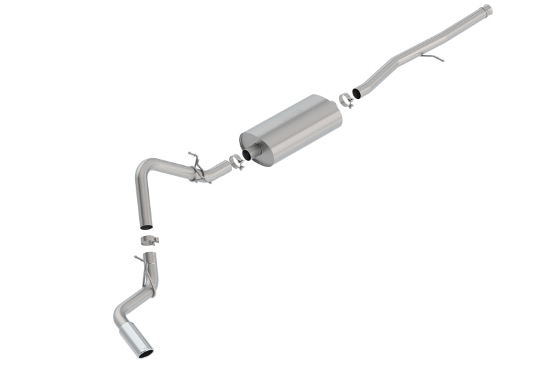 Borla 2019 Silv/Sierra C/B Exhaust Touring 1500 5.3L V8 AT 2&4WD EC STB(78.8) CC SB(69.3) 147.4 WB