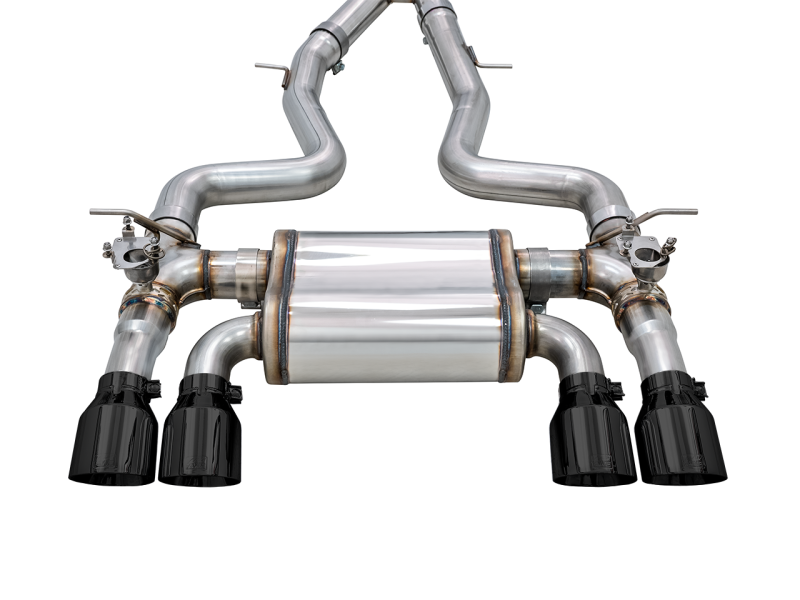 AWE Tuning BMW F8X M3/M4 SwitchPath Cat-Back Exhaust - Diamond Black Tips
