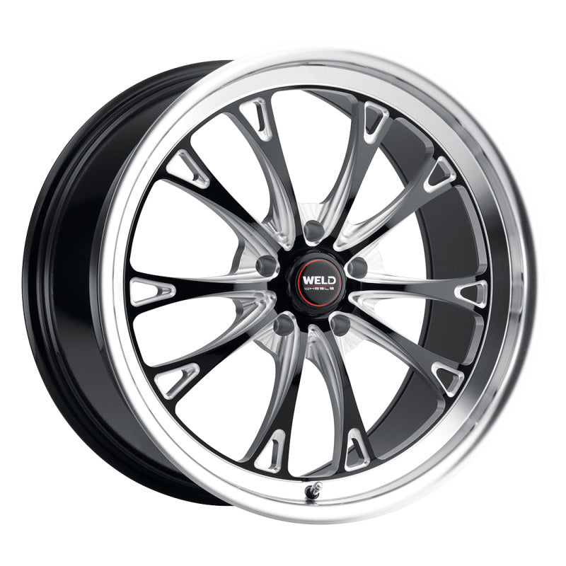 Weld S157 17X10 Belmont Drag 5X114.3 ET50 BS7.50 Gloss Black MIL Dia 78.1