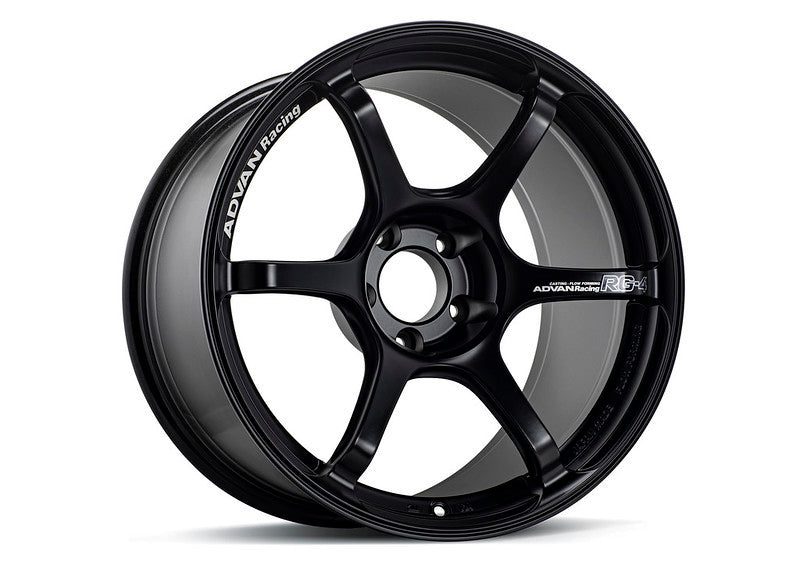 Advan RG-4 18x8 +45 5x120 Semi Gloss Black Wheel