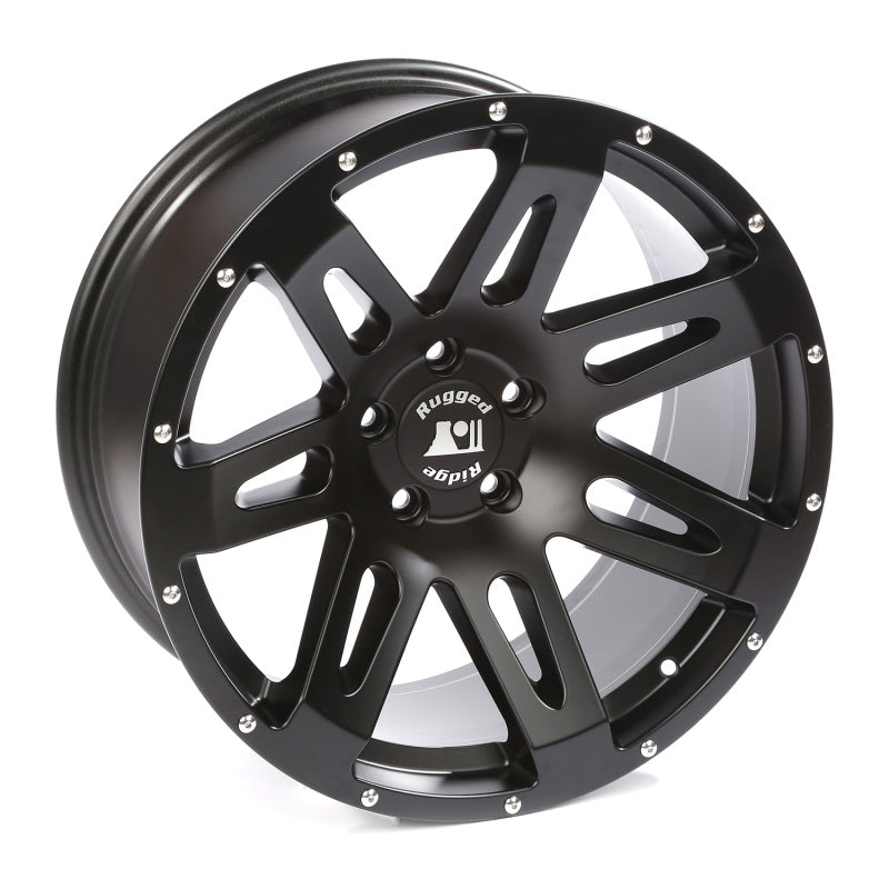Rugged Ridge XHD Wheel Satin Black 20in x 9 Inch JK/JL/JT (CLOSE OUT)