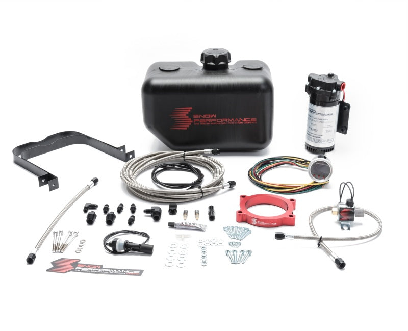 Snow Performance 16+ Camaro Stg 2 Boost Cooler F/I Water Injection Kit (SS Braided Line & 4AN)