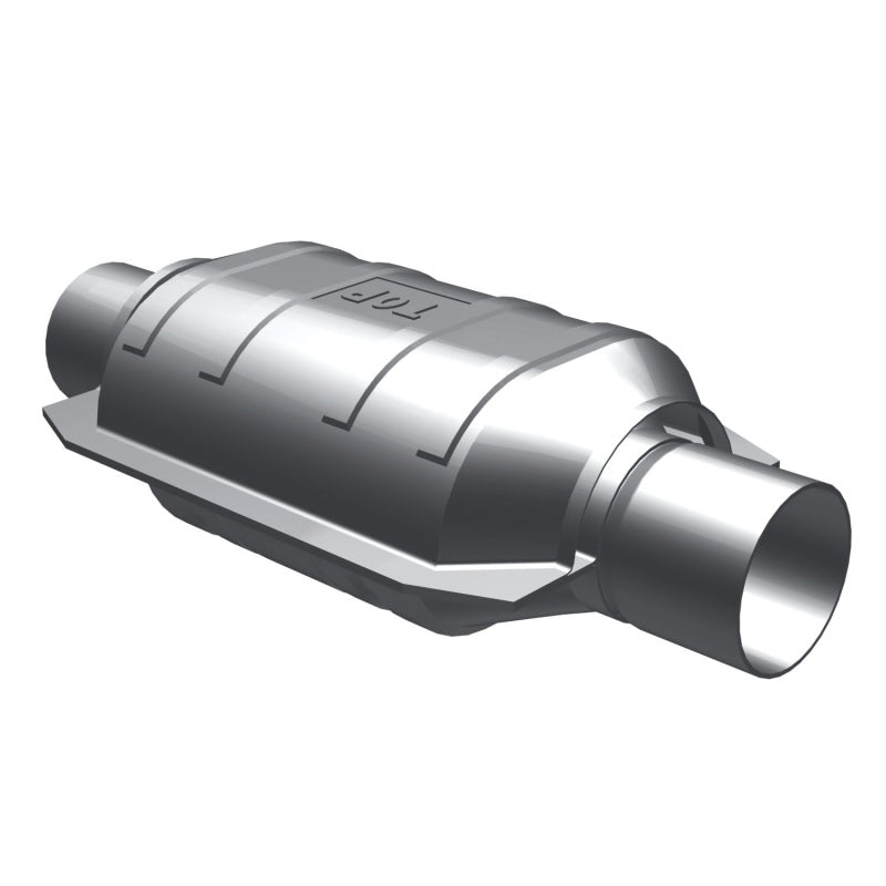 MagnaFlow Universal Catalytic Converter 2.25 inch Inlet/Outlet Center/Center Oval (CA OBDII)
