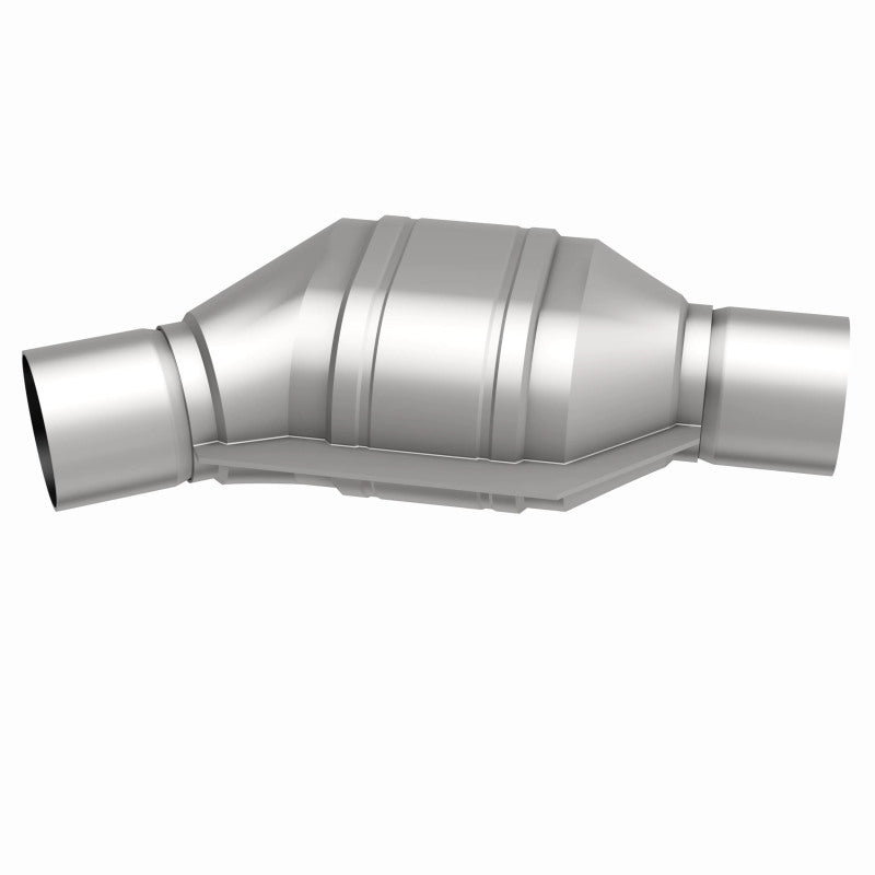 MagnaFlow Universal Catalytic Converter 2.25in Angled Inlet Front CA