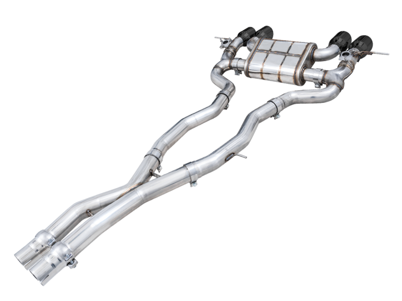 AWE Tuning SwitchPath Cat-Back Exhaust for BMW G8X M3/M4 - Diamond Black Tips