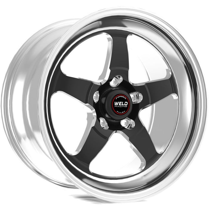 Weld S71 18x10 / 5x4.5 BP / 7.1in. BS Black Wheel (High Pad) - Non-Beadlock