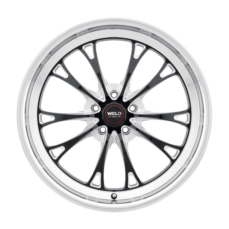 Weld Belmont Beadlock 18x5 / 5x114.3 BP / ET23 BS2.1 Gloss Black MIL DIA 78.1