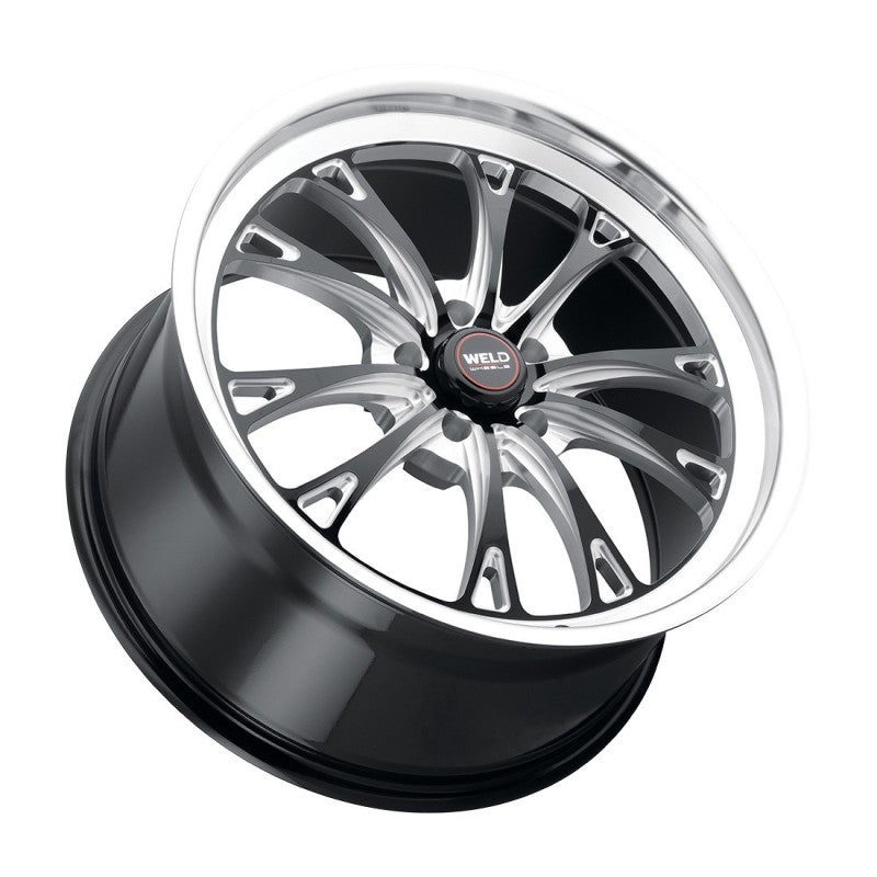 Weld Belmont Beadlock 18x5 / 5x114.3 BP / ET23 BS2.1 Gloss Black MIL DIA 78.1