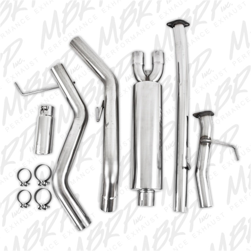 MBRP 2009-2010 Toyota Tundra 5.7L EC-Std. &amp; SB/CC-SB Cat Back Single Side