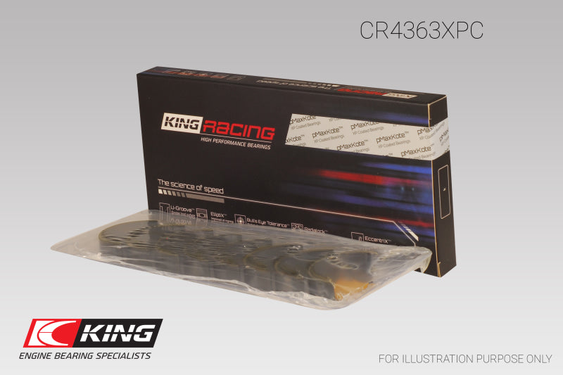 King Engine Bearings GM 134 DOHC Ecotec 2.2L (Size 1.0) Connecting Rod Bearing Set