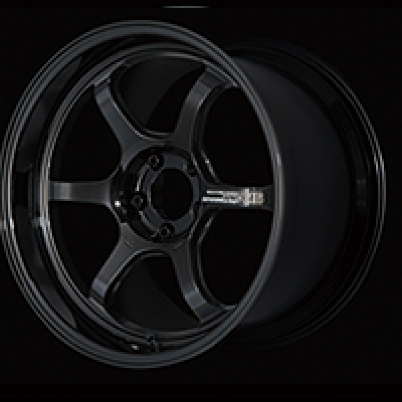 Advan R6 18x8.5 +45 5x112 Racing Titanium Black Wheel