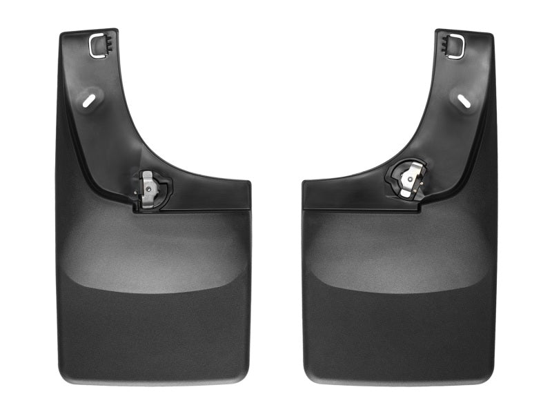 WeatherTech 06+ Dodge Ram Dually No Drill Mudflaps - Black