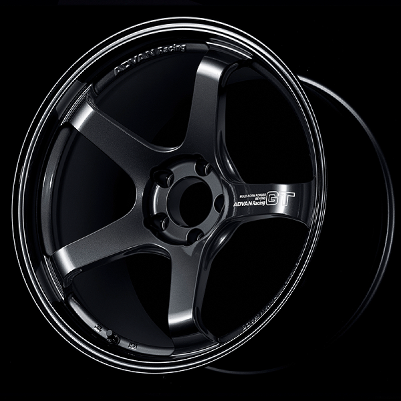Advan GT Beyond 19x9.0 +25 5x114.3 Racing Titanium Black Wheel