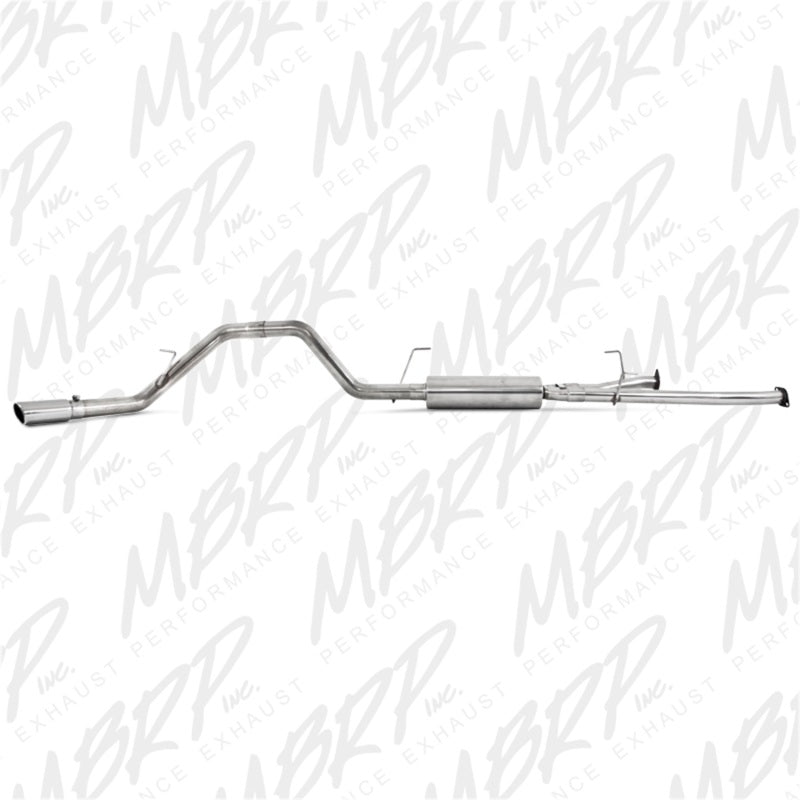 MBRP 2009-2010 Toyota Tundra 5.7L EC-Std. &amp; SB/CC-SB Cat Back Single Side