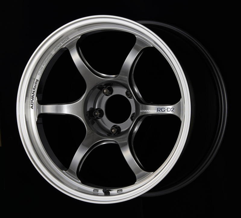 Advan RG-D2 18x10.5 +15 5x114.3 Machining and Racing Hyper Black Wheel