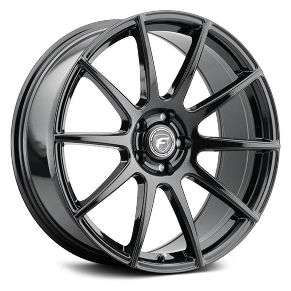Forgestar CF10 21x12 / 5x120 BP / ET52 / 8.6in BS Gloss Black Wheel