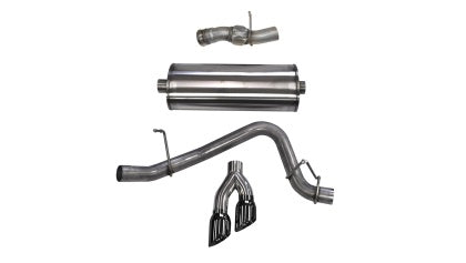 Corsa 2015-2020 GMC Yukon Denali 6.2L V8 Single Side Exit Cat-Back Exhaust w/ Polished Tips