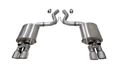 Corsa 2018+ Ford Mustang GT Fastback 5.0L 3in Sport Axle-Back Exhaust w/ 4in Polished Tips