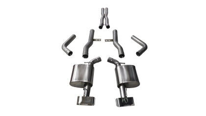 Corsa 2017-2023 Dodge Challenger 5.7L V8 Xtreme Cat-Back Dual Rear Exit w/3.5in Polished Tips