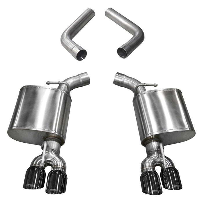 Corsa 15-19 Dodge Challenger 6.4L/17-19 Challenger 5.7L Black Sport Axle-Back Exhaust w/3.5in Tips