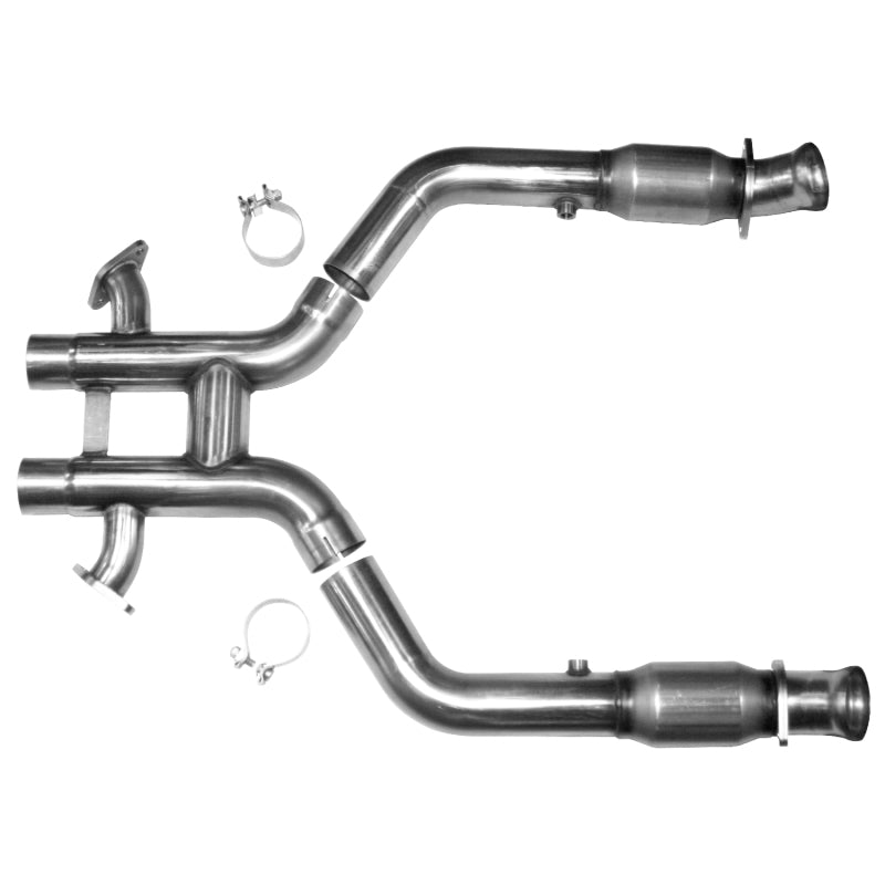 Kooks 12-13 Ford Mustang 302 Boss Edition 1-3/4 x 3 Header &amp; Catted H-Pipe Kit