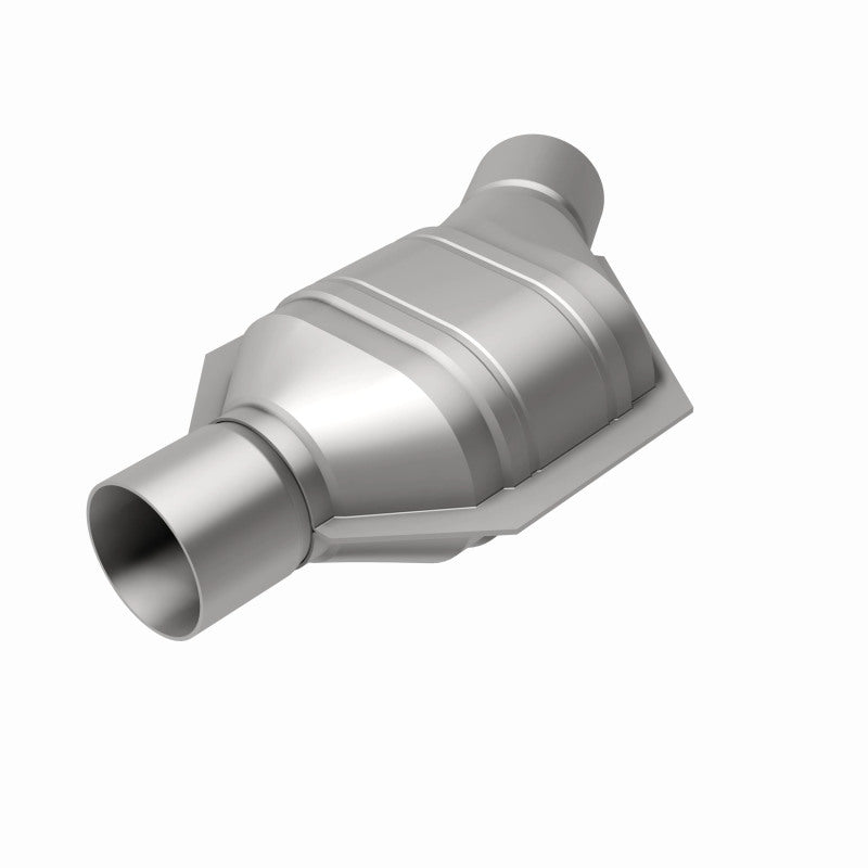 MagnaFlow Universal Catalytic Converter 2.25in Angled Inlet Front CA