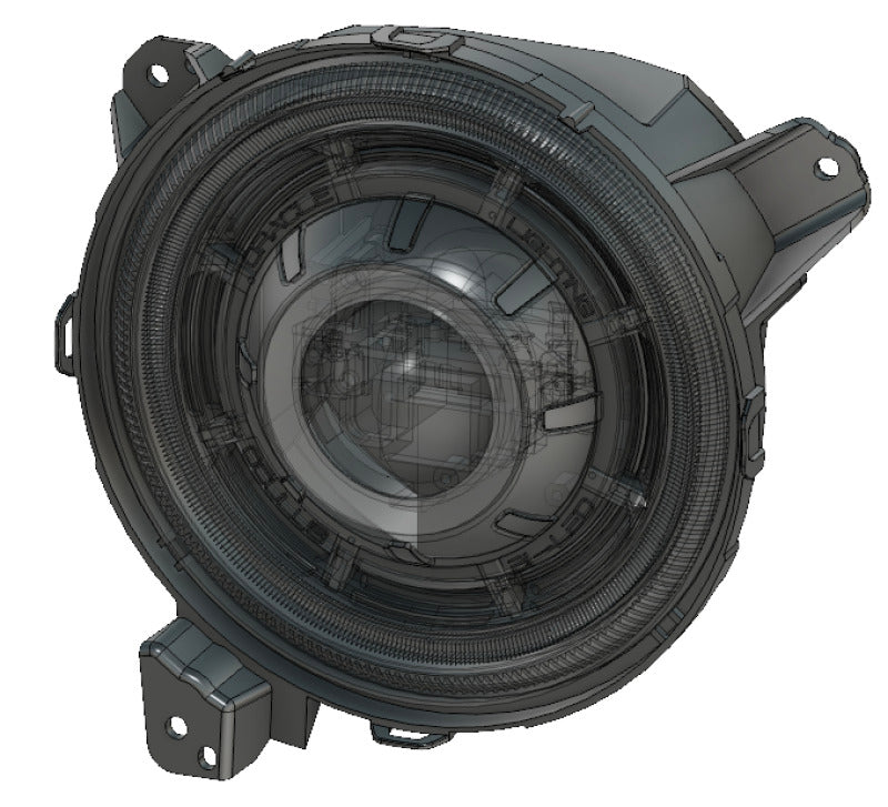 Oracle Jeep JL/Gladiator JT Oculus Bi-LED Projector Headlights - Amber/White Switchback