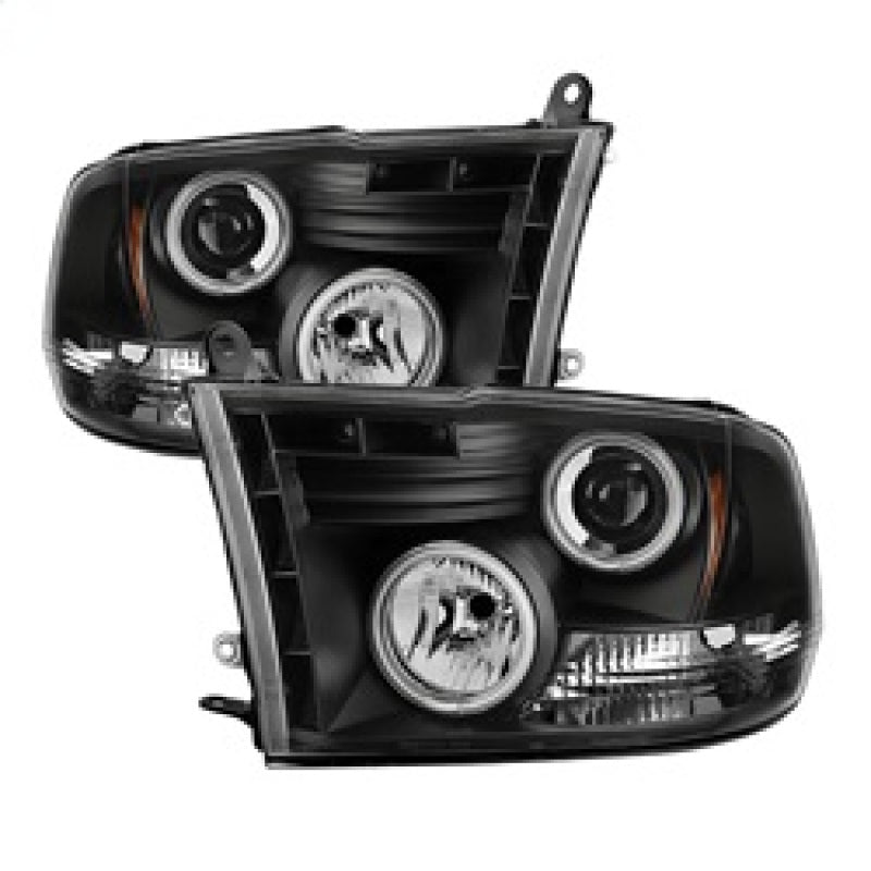 Spyder Dodge Ram 1500 09-14 Projector Headlights Halogen- CCFL Halo LED - Blk PRO-YD-DR09-CCFL-BK  (CLOSE OUT)