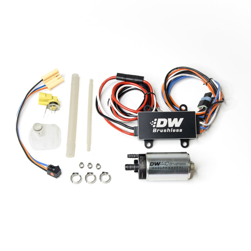 DeatschWerks DW440 440lph Brushless Fuel Pump Single/Dual Controller &amp; Install 11-14 Ford Mustang GT