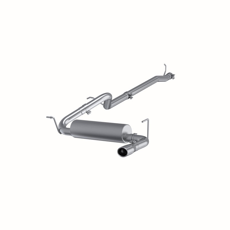 MBRP 12 Jeep Wrangler/Rubicon 3.6L Cat Back Single Rear Exit Alum Exhaust